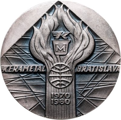 купить Чехословакия, Братислава медаль "Компания Кераметалл" 1970-1980