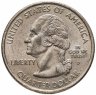 Купить США 1/4 доллара (квотер, 25 центов) 2004 "Штат Флорида"