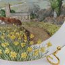 Купить Тарелка декоративная "Сельская церковь в марте", автор Peter Barrett, фарфор, деколь, золочение, Royal Worcester, Великобритания, 1979 г.