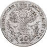 Купить Австрия 20 крейцеров (kreuzer) 1768 Мария Терезия