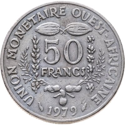 купить Западная Африка (BCEAO) 50 франков (francs) 1979