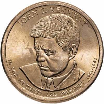 купить США 1 доллар 2015 Р "35-й президент США - Джон Кеннеди"