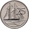 Купить Каймановы острова 25 центов (cents) 2002
