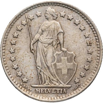 купить Швейцария 1 франк (franc) 1946