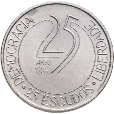 купить Португалия 25 эскудо (escudos) 1984 10 лет Революции