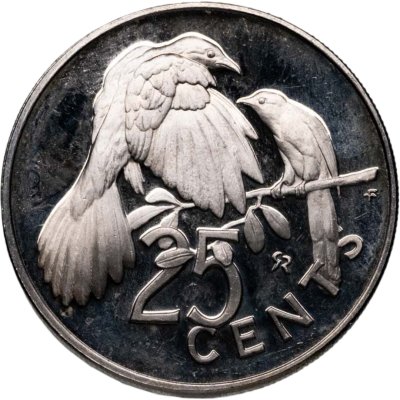купить Британские Виргинские острова 25 центов (cents) 1974