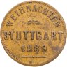 Купить Германия жетон 1889 "Штутгарт. Рождество"
