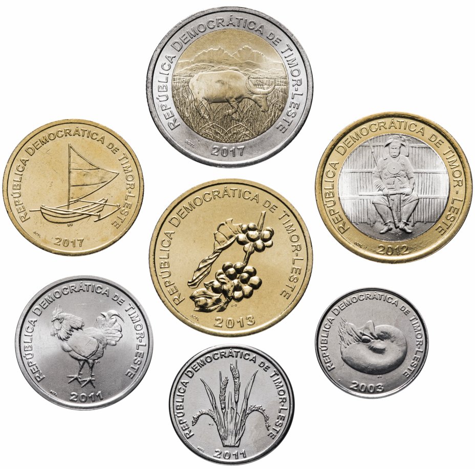 купить Восточный Тимор набор (7 монет) 2003-2017