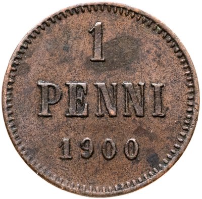купить 1 пенни (penni) 1900 Российская Финляндия