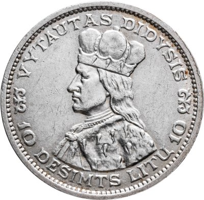 купить Литва 10 лит (litas) 1936 с портретом князя Витовта