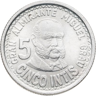 купить Перу 5 инти (intis) 1987