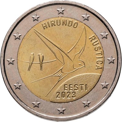 купить Эстония 2 евро 2023 "Деревенская ласточка"
