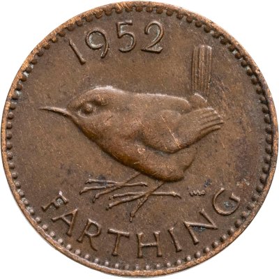 купить Великобритания 1 фартинг 1952