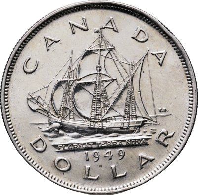 купить Канада 1 доллар (dollar) 1949 "Вхождение Ньюфаундленда в состав Канады"