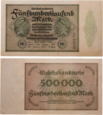 купить Германия 500000 марок 1923