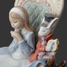 Купить Статуэтка "Алиса в стране чудес", автор Francisco Polope, фарфор, роспись, Lladro, Испания, 2008-2020 гг.