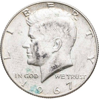 купить США 50 центов (1/2 доллара, half dollar) 1967 Kennedy Half Dollar (Кеннеди)