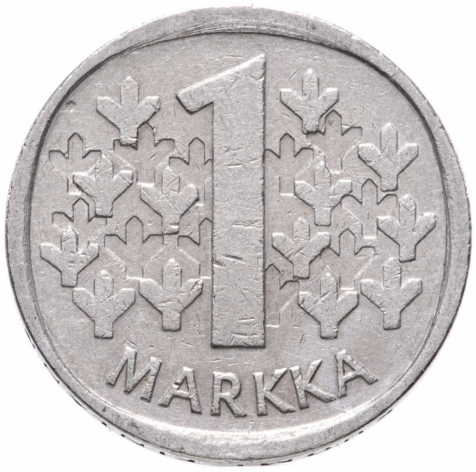 купить Финляндия 1 марка (markka) 1969-1993