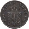 Купить Германия (Пруссия) 2 пфеннинга - 1/180 талера 1863
