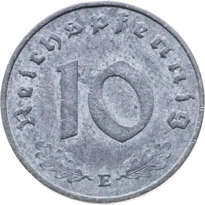 купить Германия, Третий рейх 10 рейхспфеннигов (reichspfennig) 1942, знак монетного двора: "E" - Мульденхюттен