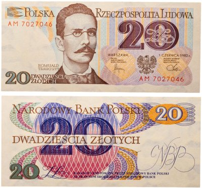 купить Польша 20 злотых 1982