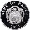 Купить Науру 10 долларов 2004 монета-трансформер "Европейские монументы - дворец Монако" в футляре