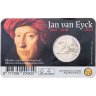 Купить Бельгия 2 евро 2020 "Художник Ян ван Эйк", в блистере, надпись на голландском "BELGIË"