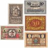 Купить Германия (разные земли) набор из 5 нотгельдов 1917-1922
