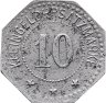 Купить Германия "Виттенберг" 10 пфеннигов 1917 нотгельд