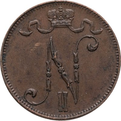 купить 5 пенни (pennia) 1914 Российская Финляндия