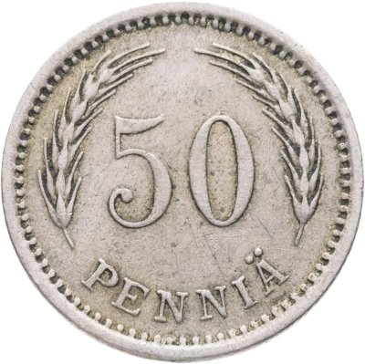 купить Финляндия 50 пенни (pennia) 1921 H