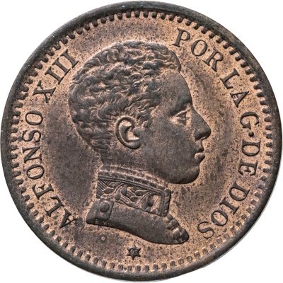 купить Испания 2 сентимо (centimos) 1905