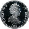Купить Остров Святой Елены 25 пенсов 2013 "Битва при Ватерлоо"