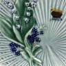 Купить Тарелка "Ландыши", фаянс, роспись, Товарищество М.С. Кузнецова, Российская империя, 1890-1915 гг.