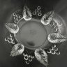 Купить Ваза (салатник/конфетница) с растительным декором, стекло, Уршельский стеклозавод имени 10-й годовщины Октября, СССР, 1950-1970 гг.