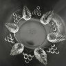 Купить Ваза (салатник/конфетница) с растительным декором, стекло, Уршельский стеклозавод имени 10-й годовщины Октября, СССР, 1950-1970 гг.