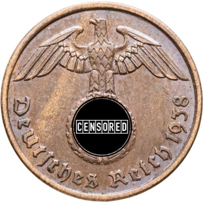 купить Германия (Третий рейх) 2 рейхспфеннига (reichspfennig) 1938 A