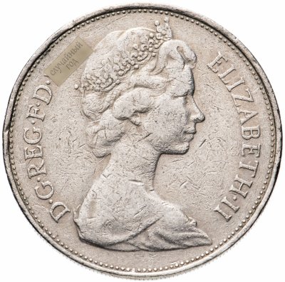 купить Великобритания 10 пенсов 1968-1975, случайная дата