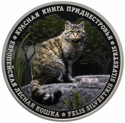 Купить Приднестровье 10 рублей 2020 "Европейская лесная кошка"