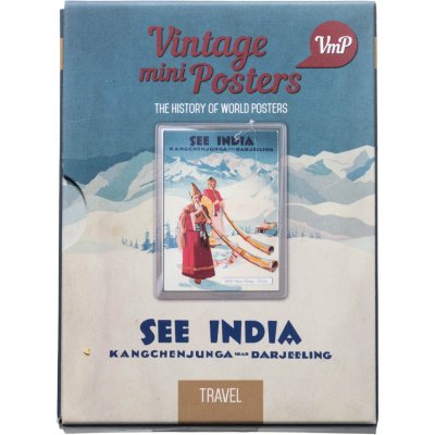 купить Ниуэ 1 доллар 2015 "Винтажные постеры - Увидеть Индию" в блистере