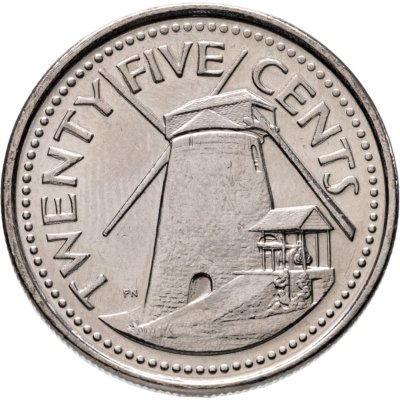 купить Барбадос 25 центов (cents) 2011