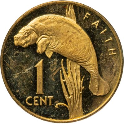купить Гайана 1 цент (cent) 1976 Герб на аверсе