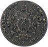 Купить Австрия 6 крейцеров 1800 B