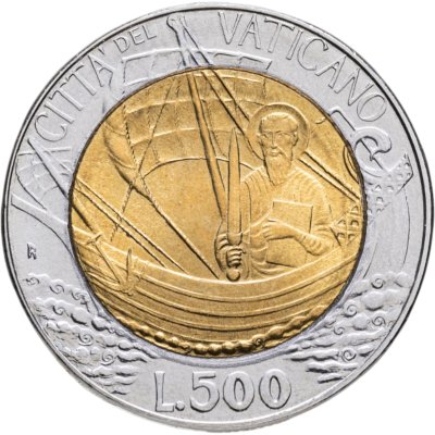 купить Ватикан 500 лир (lire) 1985