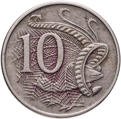 купить Австралия 10 центов (cents) 1968