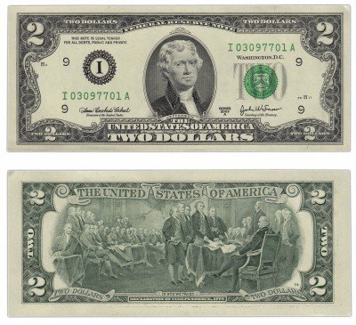 купить США 2 доллара 2003А (Pick 516b)