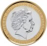 Купить Гибралтар 2 фунта (pounds) 2015 "50-я годовщина со дня смерти Уинстона Черчилля /Кровь, тяжёлый труд, слёзы и пот"
