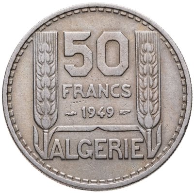 купить Алжир 50 франков (francs) 1949