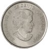 Купить Канада 25 центов (cents) 2009 Победа женской сборной по хоккею на олимпиаде Солт-Лейк-Сити 2002, Цветное покрытие