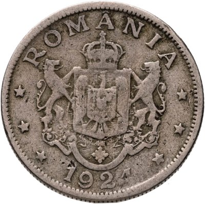 купить Румыния 2 лея (lei) 1924 Без отметки монетного двора